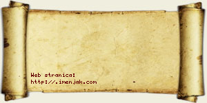 Jovana Maksimović vizit kartica